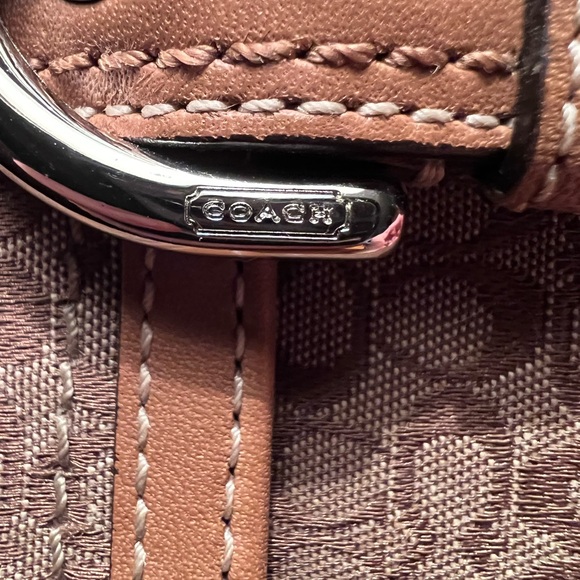 Coach Signature Buckle Wallet Brown Canvas & Leather Trim - Picture 5 of 10